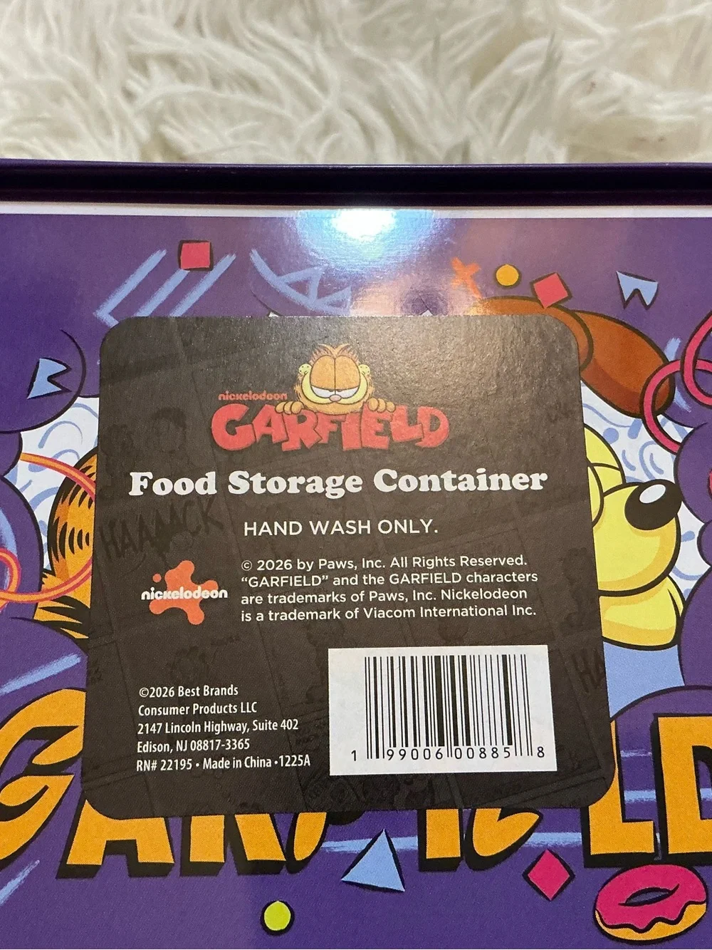 Nickelodeon Garfield and Odie Mini Tin Metal Lunch Box Storage Case